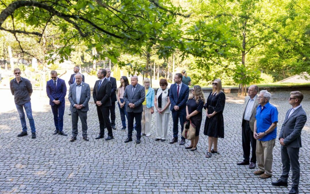 Vilniaus socialdemokratai pagerbė Prezidento Algirdo Mykolo Brazausko atminimą